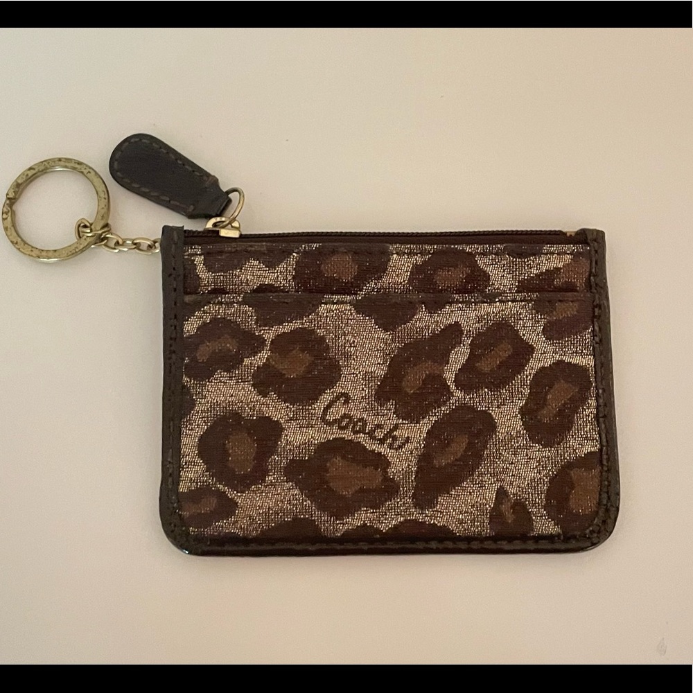 Coach Cheetah Print wallet